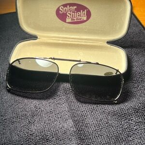Vintage Solar Shield Fits Over  Sunglasses Lens